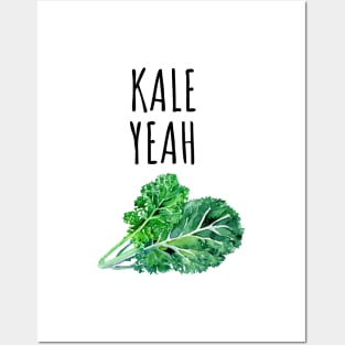 Vegan Kale Yeah Posters and Art